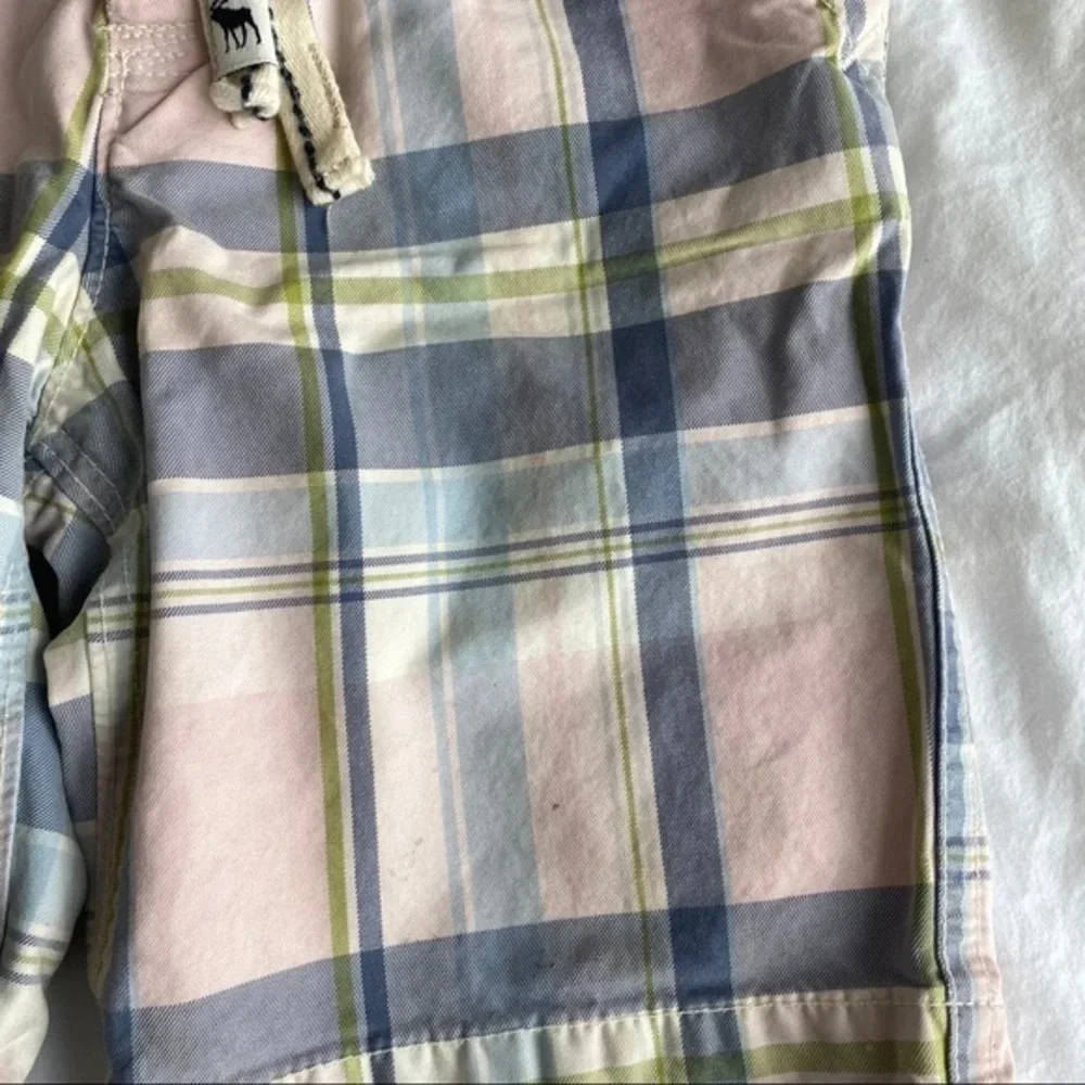 Short cargo 8T Abercrombie kids white boy vintage
